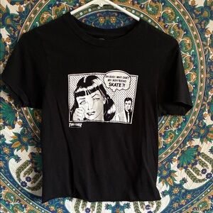Thrasher Black Comic Panel Graphic Tee